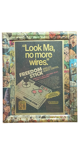 Vintage Nintendo Freedom Stick comic book advertisement