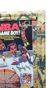 Vintage Nintendo NBA on Game Boy comic book advertisement