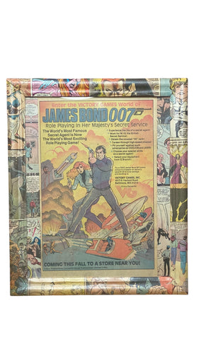 Vintage 1983 James Bond 007 comic book advertisement